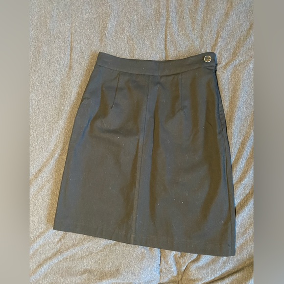 A-Line Black Skirt - Picture 2 of 6